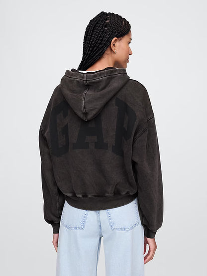 Crop Logo Hoodie