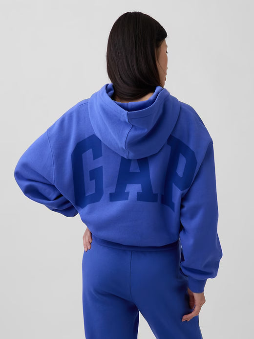Crop Logo Hoodie