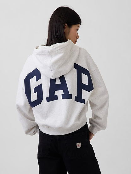 Crop Logo Hoodie