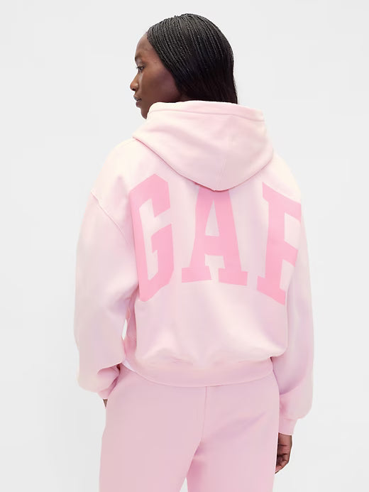 Crop Logo Hoodie