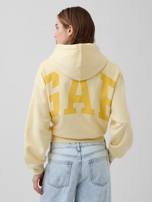 Crop Logo Hoodie